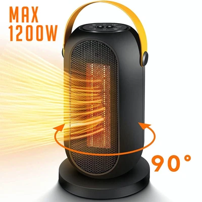 $18.99 • Buy 1200W Portable Electric Space Heater Fan Forced Thermostat Energy Saving