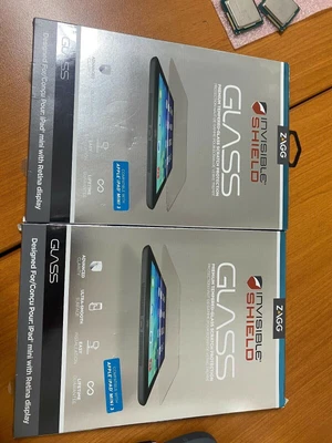 $15 • Buy Lot Of 2 Zagg Invisible SHIELD Glass Screen Protector For Apple IPad Mini 3 