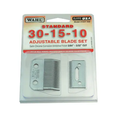 WAHL 30-15-10 Head Blade Set With Oil & Screws WA1037-400 / Replacement Blade • $42