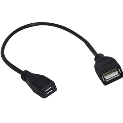 USB 2.0 A Female To Micro B Female Extension Cable Cord Connector Converter • $1.79