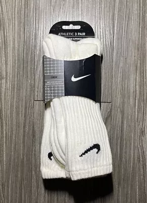 Vintage 2003 Nike 3 Pack Crew Socks 6.5-12 NWT 2000s Y2K • $50