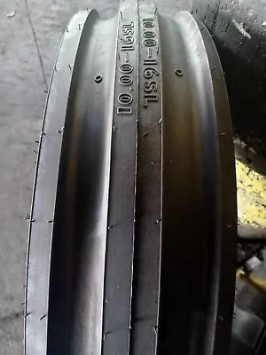 10.00-16 Tire New Overstocks 8ply F-2 3 Rib Front 100016 10.00 16 • $155