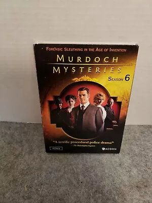 Murdoch Mysteries: Season 6  Very Good DVD Lachlan MurdochGeorgina ReillyTh • $9.99