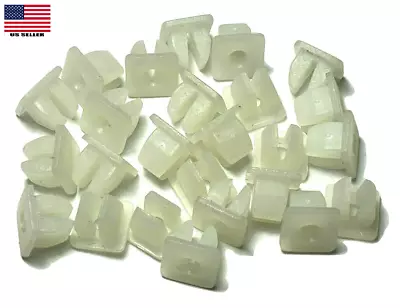 $9.50 • Buy Nylon Trim Screw Nuts For 1/4  Hole Headlight Bezel Trim Grille (Qty-25) 
