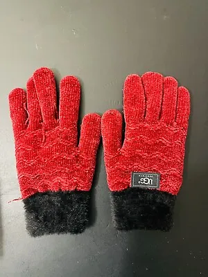 UGG Women's Gloves  Red/black - Pre Owned • $25