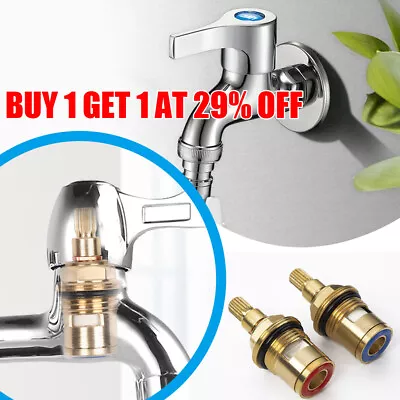 2XReplacement Tap Cartridge Valve 1/2 Ceramic Disc Gland Quarter Turn 20Teeth • £4.89