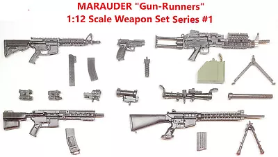 Marauder SERIES #1 1:12 Scale Weapons For 6  GI Joe Classified -Factory Produced • $12.99