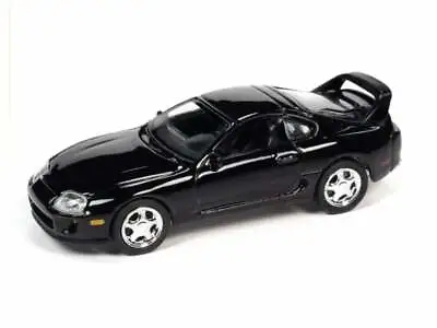 1994 Toyota Supra - Gloss Black 1:64 Scale Diecast Model - Autoworld 64322A~ • $12.95