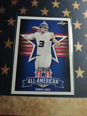 2019 Leaf Draft All-American Drew Lock Rookie RC #75 Broncos • $2.99