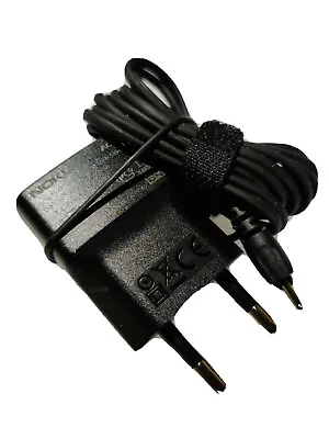 £4.99 • Buy Genuine AC-5E Thin Pin (2mm) Mains Charger With EU 2-Pin Plug For Nokia Phones