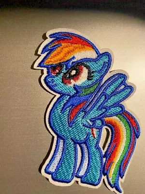 Rainbow Dash Embroidered Sew/Iron On Patch 3 X2.25  My Little Pony • $3