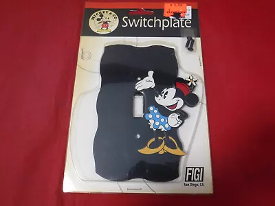 1998 VTG Minnie Mouse Switch Plate Cover W/ Magnet And Screws FIGI Mickey • $14.99