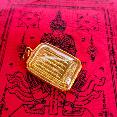 YANT HAH TAEW Pendant Talisman Thai Amulet Lucky Wealth Success Money RARE • $45.90