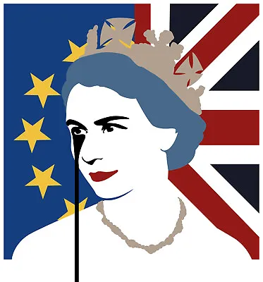 £950 • Buy Pure Evil - 'qeii Eu Brexit Nightmare' Original Limited Signed & Numbered Print 