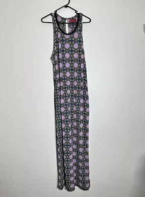 $19 • Buy TIGERLILY Lilac & Blue Maxi Dress - Size 12