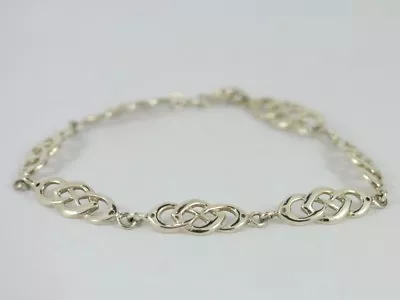 Kit Heath Celtic Bracelet Sterling Silver Ladies Stunning 925 7g Cw100 • £199.87