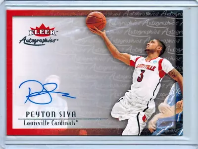 2013-14 Fleer Retro Autographics Peyton Siva Louisville  • $8.74