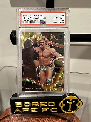 Ultimate Warrior 2022 Panini Select WWE Ringside #229 Gold Prizm /10 PSA 8 • $700