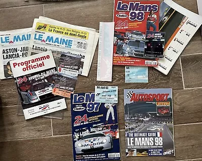 Le Mans Programmes - 1984 / 1997 / 1998 - Plus Extras • £39.99