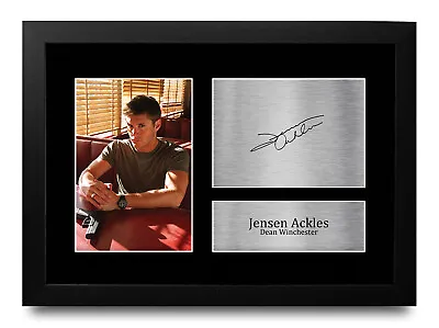 £11.99 • Buy Jensen Ackles Supernatural Gift Printed Signed Autograph Picture For TV Fans