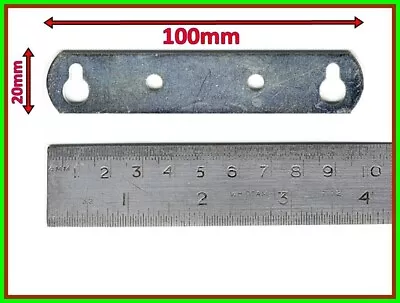 Double Keyhole Hanging Plate Support Bracket Shelf Cabinet Mirror * V/Heavy Duty • £2.95