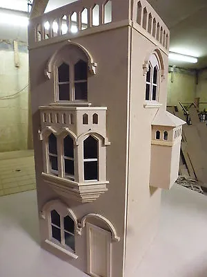 Dolls House 12th Scale The Tower House Readymade Mediaeval Style By DHD • $545.11