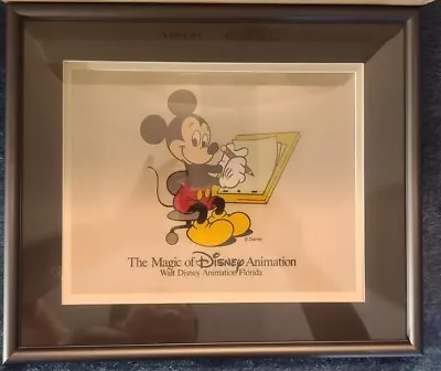 The Magic Of Disney Animation Series Cel Mickey Mouse At The Drafting Table Rare • $79.99