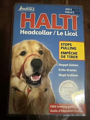 Halti Dog Harness Head Collar - Size 3 Black. New. Same Day Dispatch. • £12.50
