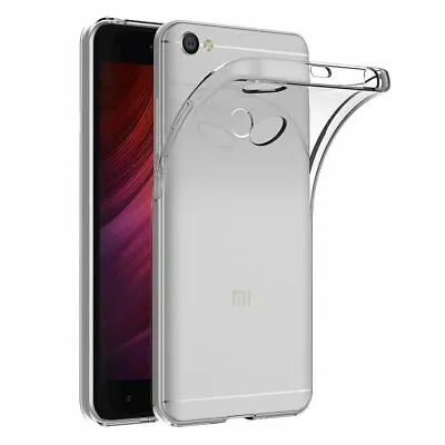 For XIAOMI REDMI NOTE 5A CLEAR CASE SHOCKPROOF ULTRA THIN GEL SILICONE TPU COVER • $8.75