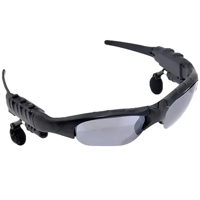 Polarized Wireless Motorcycle Glasses Bluetooth MP3 Biyccle SunGlasses Headset • £16.20