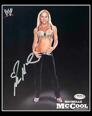 Wwe Michelle Mccool Hand Signed Autographed 8x10 Promo Photo With Psa Dna Coa • $62.99