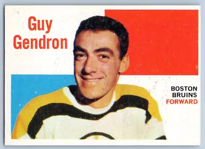 1960-61 Topps Guy Gendron #31 EX+ Vintage Hockey Card • $11.56