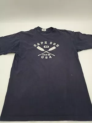 Vintage Cape Cod Shirt Mens Large Blue Sof Tee USA Crew..#6028 • $24.99