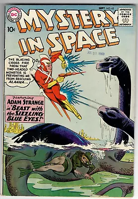 Mystery In Space No. 62  (6.5)  D.C. 9/1960 Adam Strange App. 10c 🚚 • $50