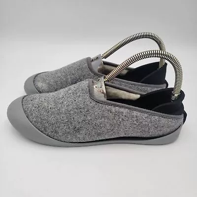 Mahabis Classic Women's Felt Slipper Shoes Size 8 (EU 39) Gray EUC • $29