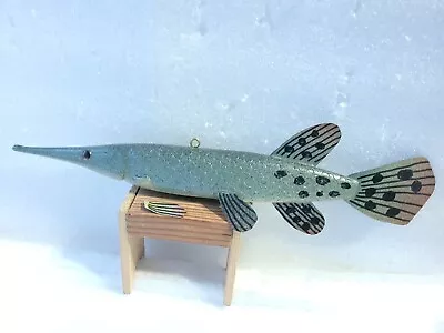 Handmade Wood 11 Inch Garfish Decoy Lure  • $5.50