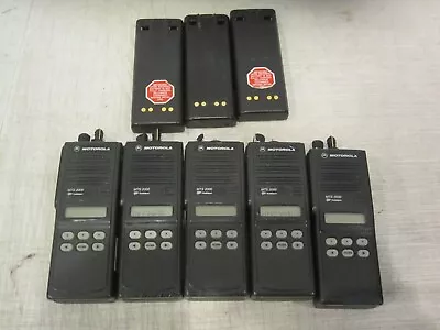 Lot 5 Motorola MTS 2000 Flashport Portable Handheld Radios W 8 Batteries • $129.99