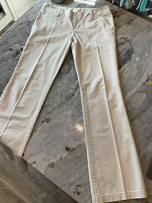 Mossimo Supply Beige Pants Size 9 Low Rise Stretch Pockets Fit 6 • $11