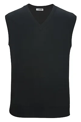 $19 • Buy Edwards Womens Style #4092 BLACK V-Neck Cotton Blend Sweater Vest Size: XL