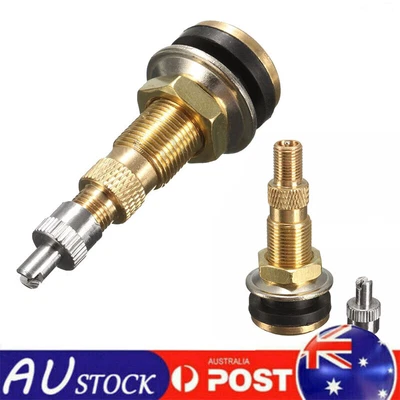 $11.39 • Buy TR618A Brass Tubeless Tyre Valve Stem Wheel Rim Air Water Rubber Tire Tractor