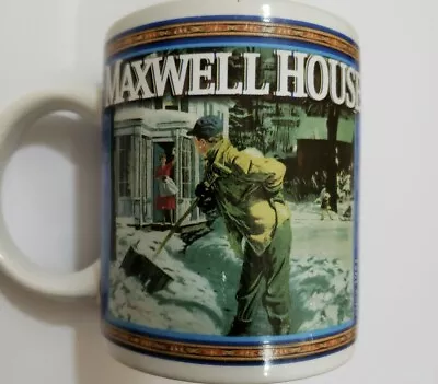 MAXWELL HOUSE COFFEE LOGO 11oz Coffee Mug Full Color Classic Collectible 31846 • $13.31