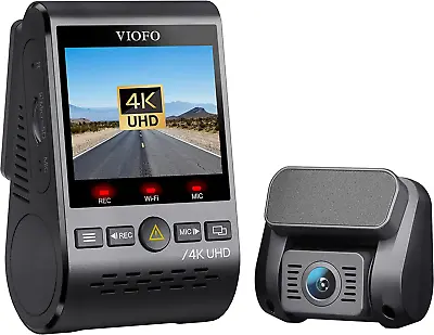 $450.95 • Buy VIOFO A129Pro Duo 4K Dual Dash Cam 3840 X 2160P Ultra HD 4K Front And 1080P Rear