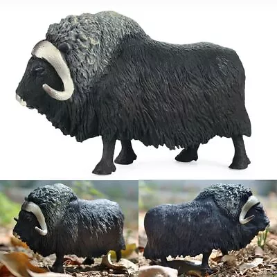 £7.74 • Buy Toy Farm Cattle Figurines Musk-ox Models Wild Animal Simulation Wildlife