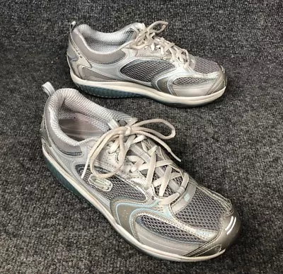 Skechers Women's  8.5 Shape Ups Xf Accelerators 12320 Silver/blue • $27