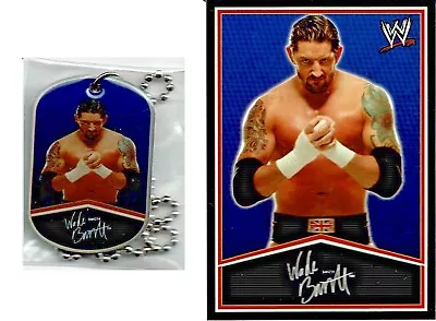 2013 WWE Topps Dog Tags Signature Series Edition Of Wade Barrett Tag & Card #23  • $7.77