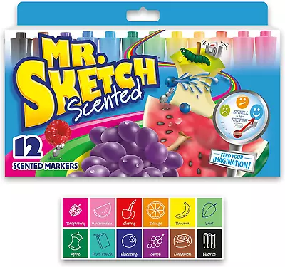 Sanford® Mr. Sketch® Watercolor Markers Scented Assorted Colors Set Of 12 • $25.41