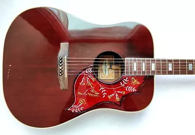 $3599.20 • Buy Vintage Gibson USA Hummingbird 1977 Acoustic Electric Guitar Wine Red W/HSC
