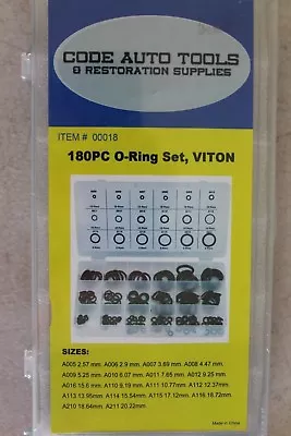 Viton O Ring Kit 180 Pc. # 18 • $14.99