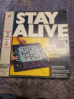 $16.15 • Buy 1971 MB Milton Bradley STAY ALIVE Ultimate Marble Board Game -missing 2 Marlbes
