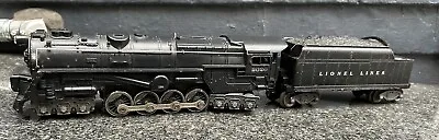 Vintage Lionel O Gauge 6-8-6 2020 Steam Locomotive And Lionel 6466w Tender • $124.99